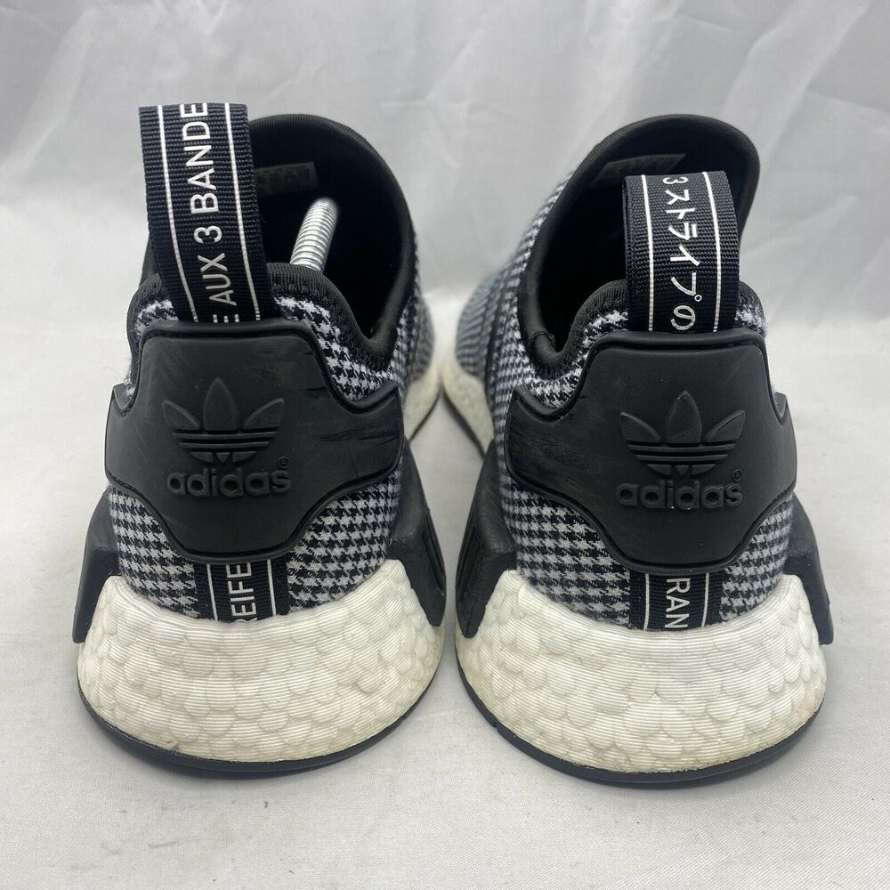 Adidas Originals NMD Runner R1 Slip-On FV5438 Black White Mens Size 10.5 Rare* - Picture 7 of 10
